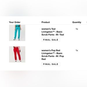 2 pairs of FIGS, BRAND NEW